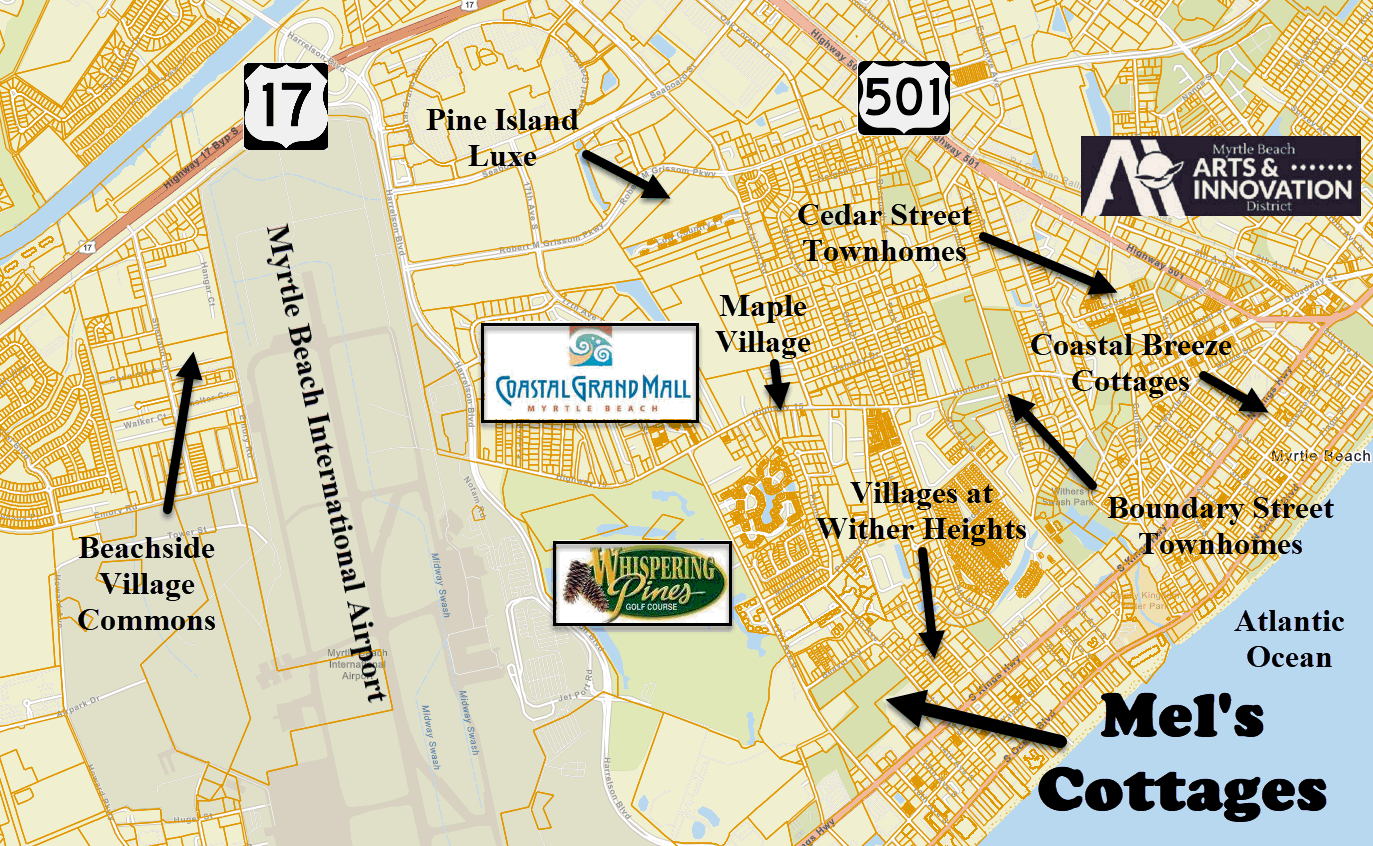 Mel's Cottages in Myrtle Beach