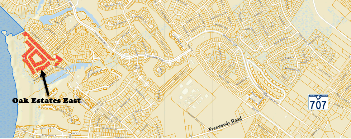 Oak Estates East new home community in Myrtle Beach by D. R. Horton
