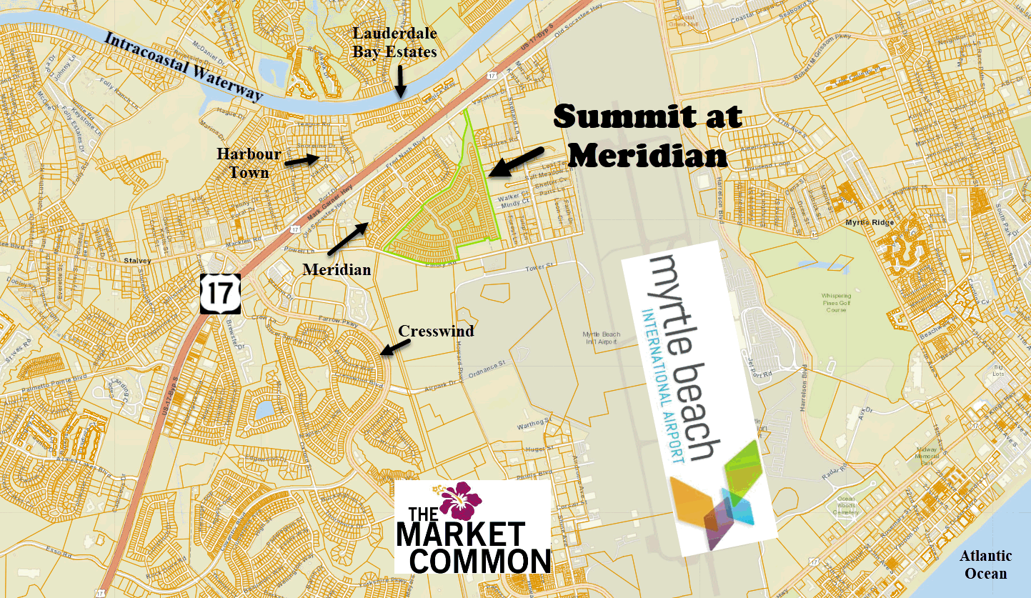 Summit at Meridian new home community in Myrtle Beach