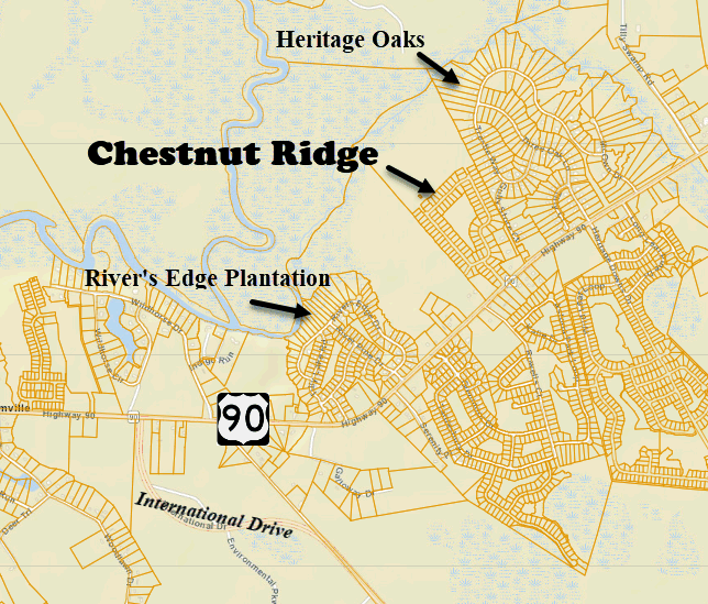 Chestnut Ridge new home community in Conway by Beverly Homes