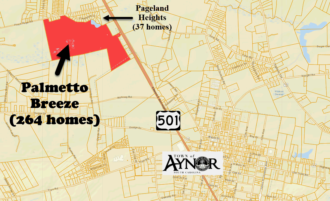 Palmetto Breeze new home community in Aynor