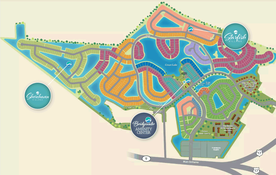 Bridgewater Community Map by Chesapeake Homes