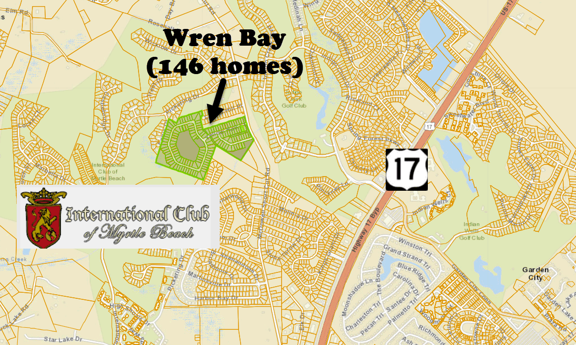 Wren Bay new home community in Murrells Inlet