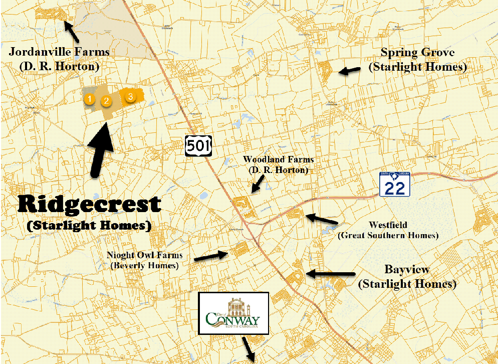 Ridgecrest in Galivants Ferry by Starlight Homes