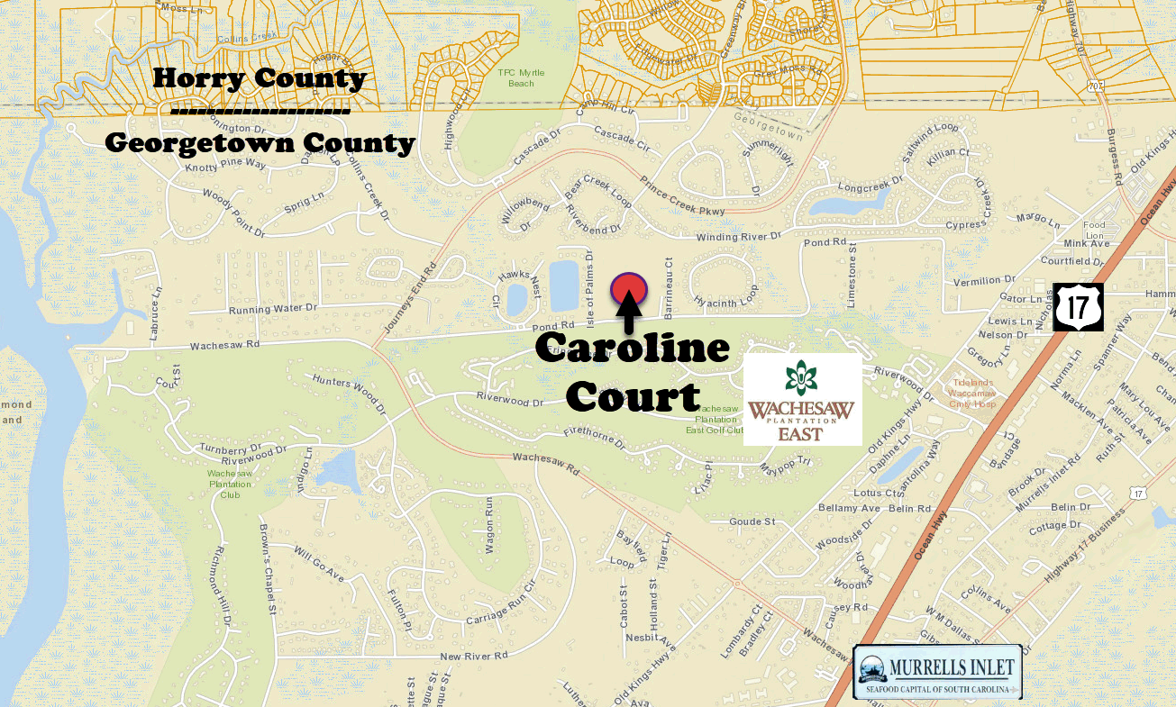 Caroline Court new home community in Murrells Inlet