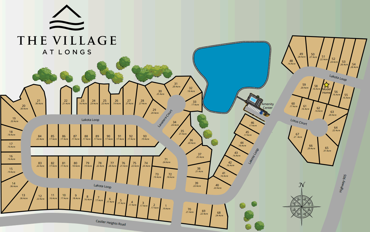 The Village at Longs new home community in Longs