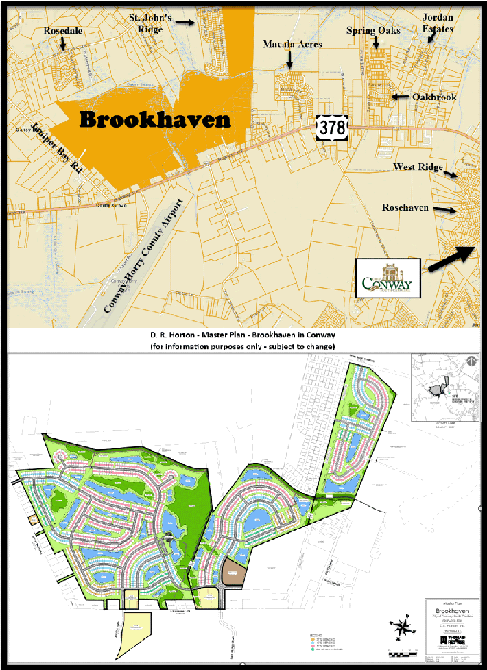 Brookhaven in Conway by D. R. Horton