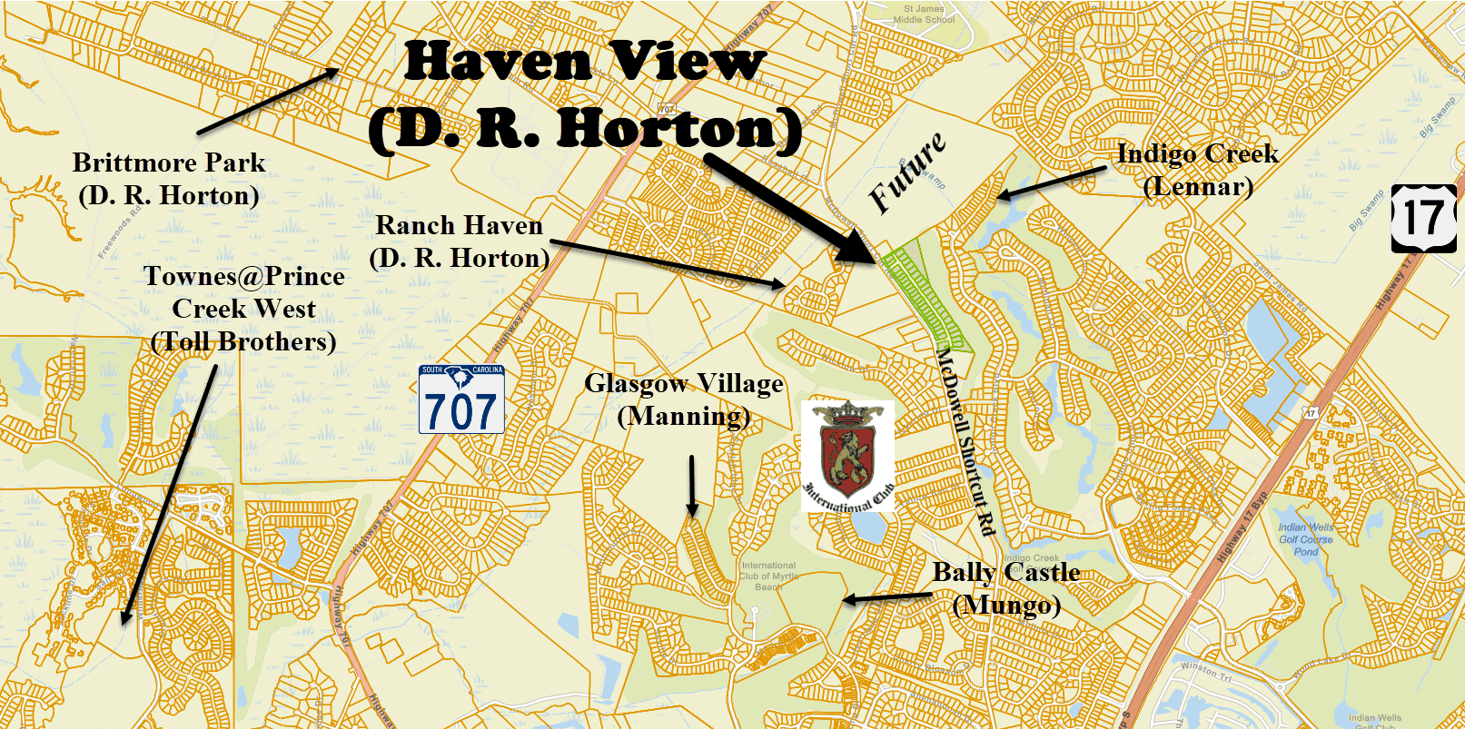 Haven View in Murrells Inlet br D. R. Horton