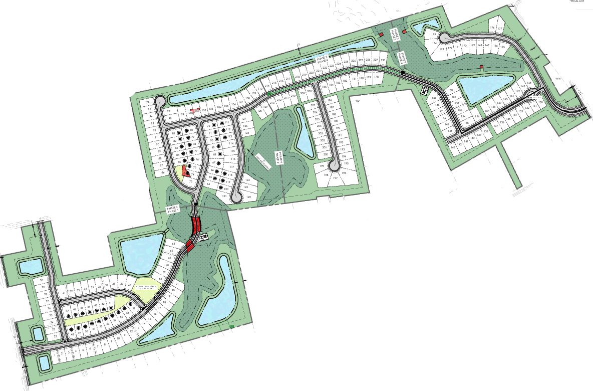 Conceptual Plan of Clearbrook in Conway