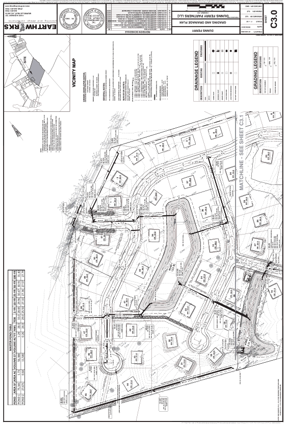 Preliminarry Site Plan Dunn's Ferry in Conway