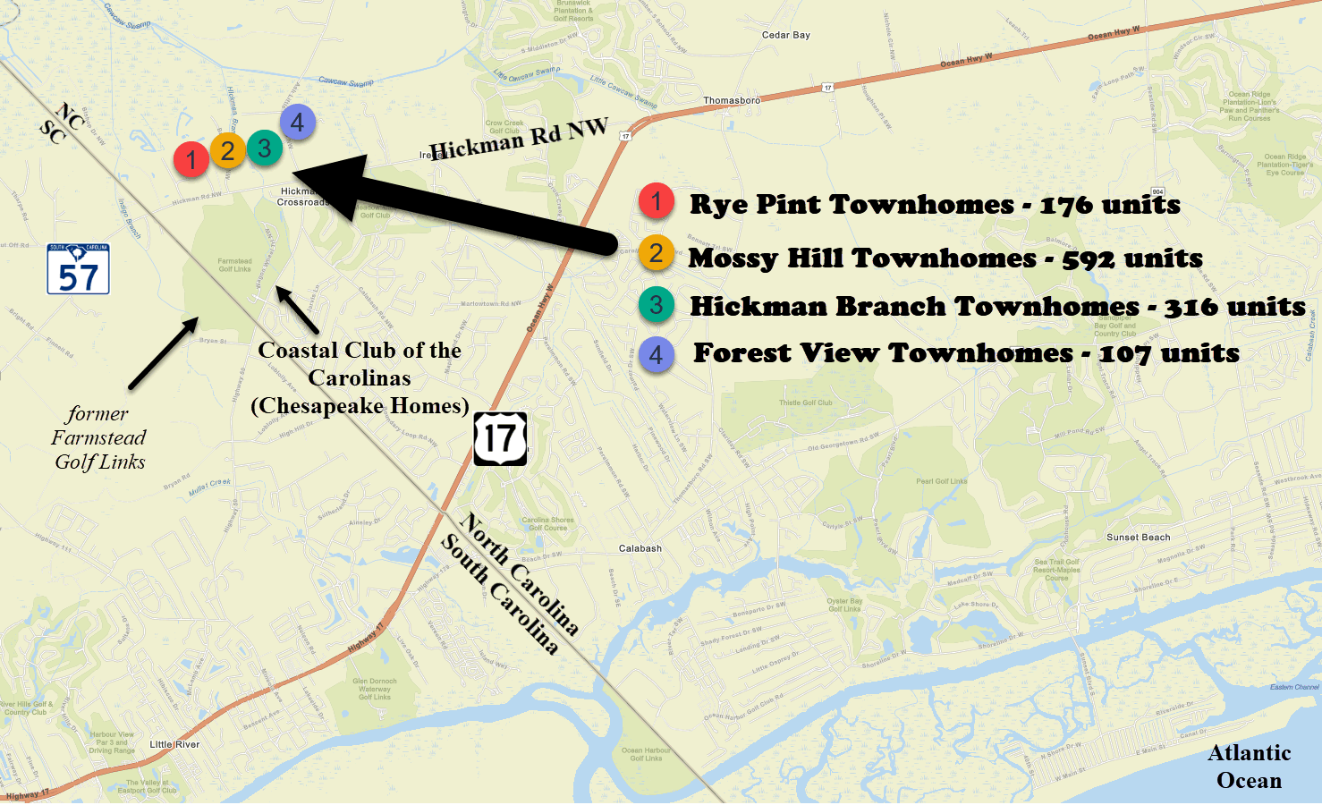New towmhome communities coming to Calabash, NC