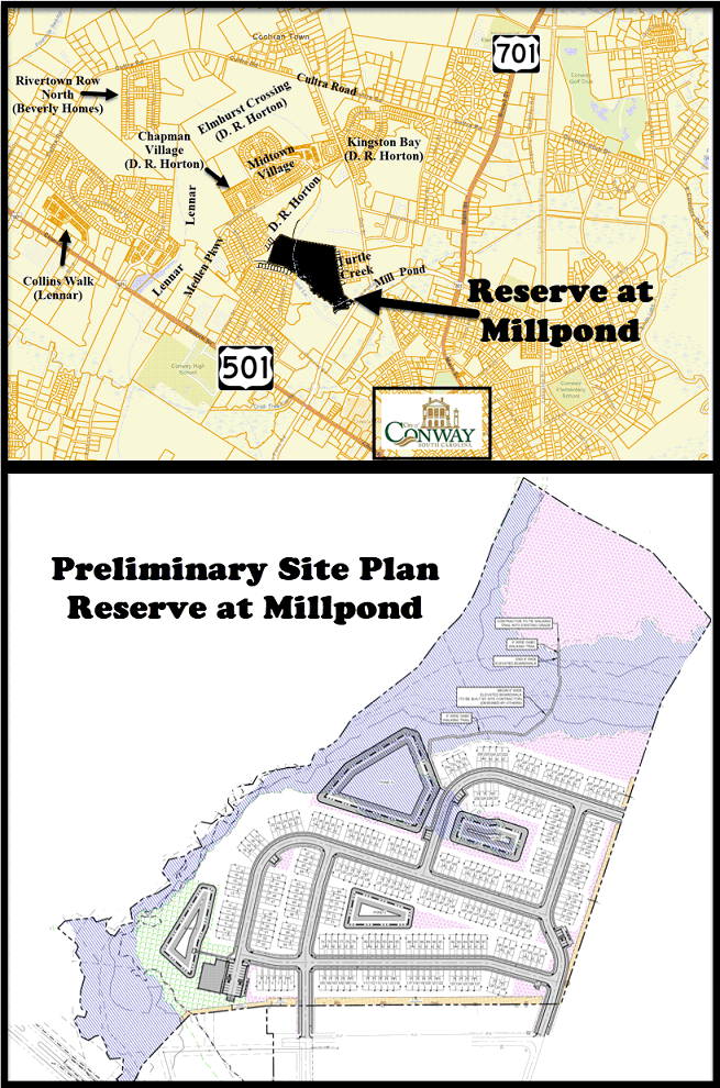 Reserve at Millpond in Conway by D. R. Horton
