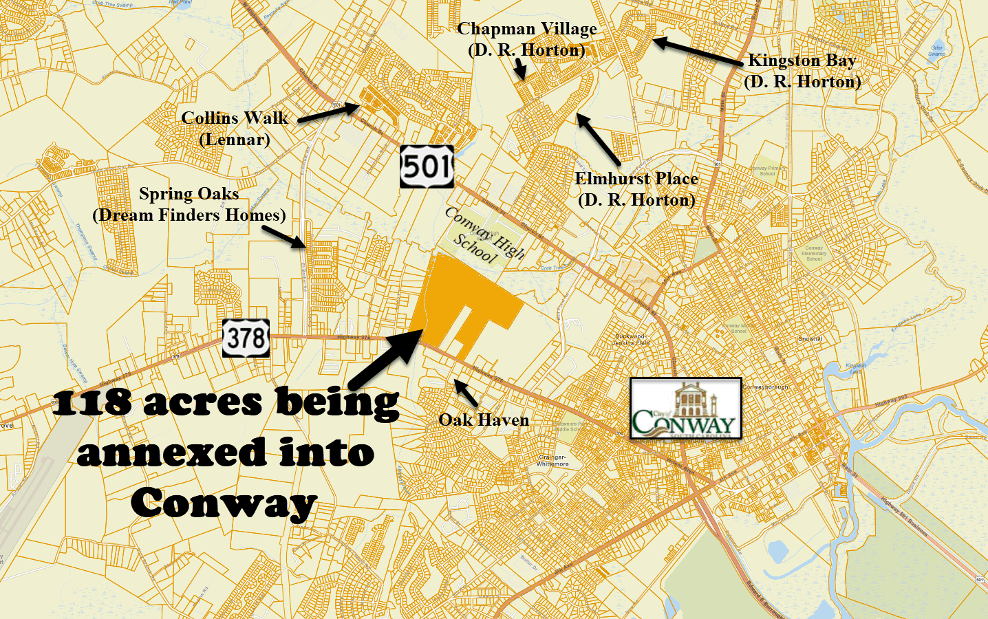 Conway annexation