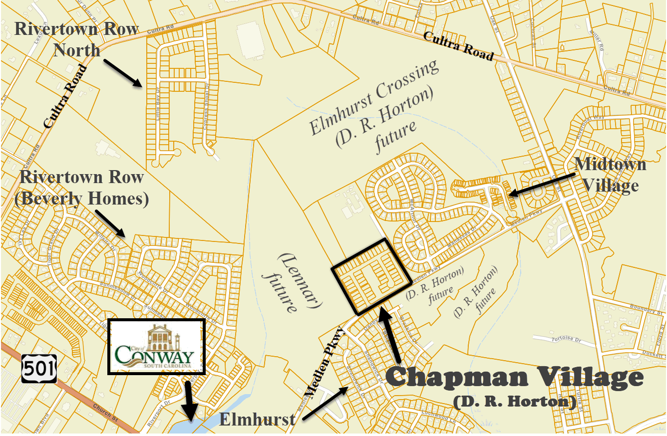 Chapman Village in Conway by D. R. Horton