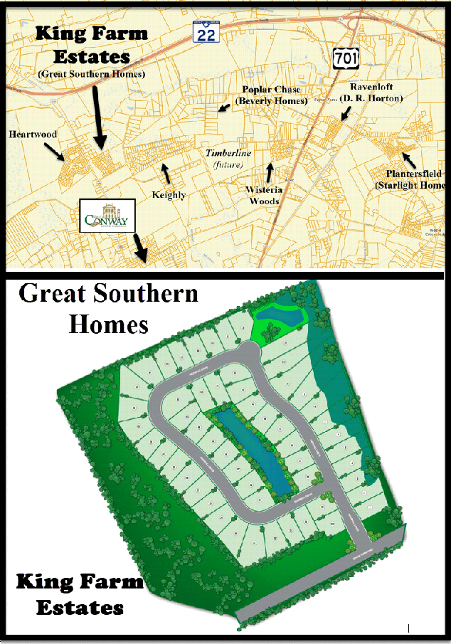 King Farm Estates in Aynor by Great Southern Homes