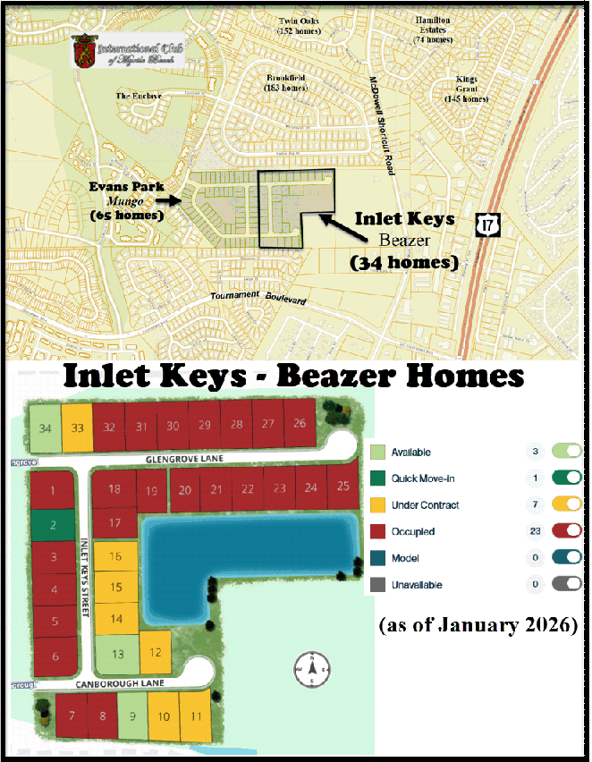 Inlet Keys in Murrells Inlet by Beazer Homes