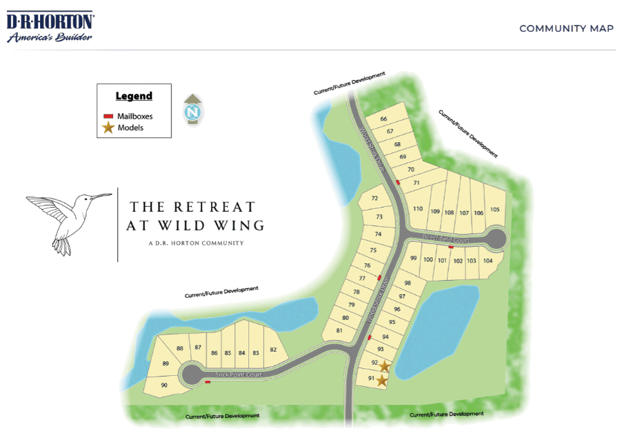 The Retreat at Wild Wing by D. R. Horton