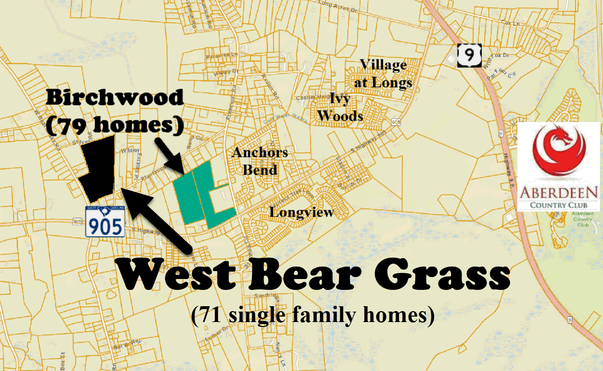 West Bear Grass new home community in Longs