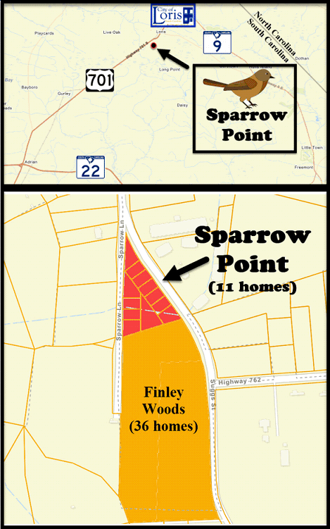 Sparrow Point in Loris, SC