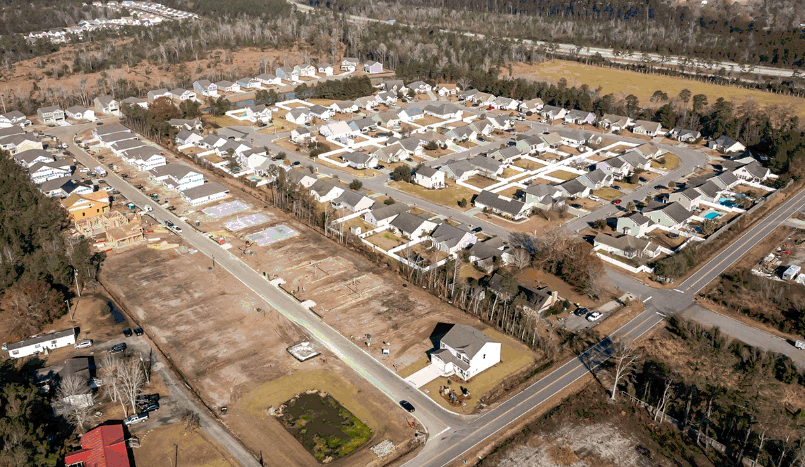 Meadows of 707 new home community in Myrtle Beach by D. R. Horton