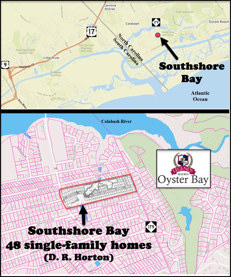 Southshore Bay in Calabash, NC by D. R. Horton