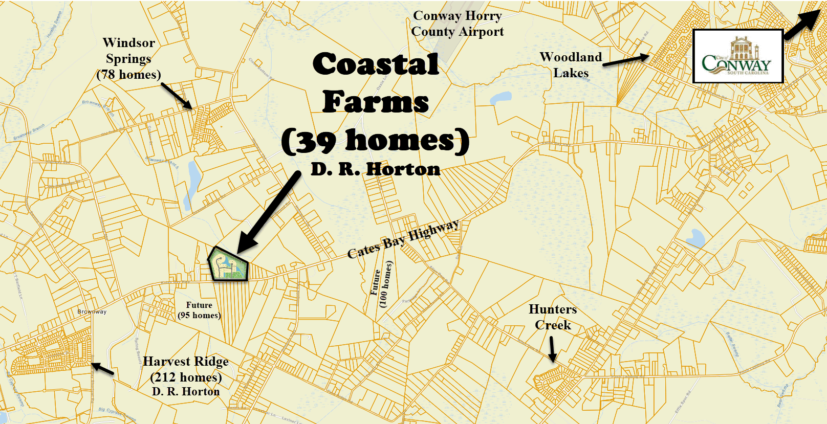 Coastal Farms in Conway by D. R. Horton