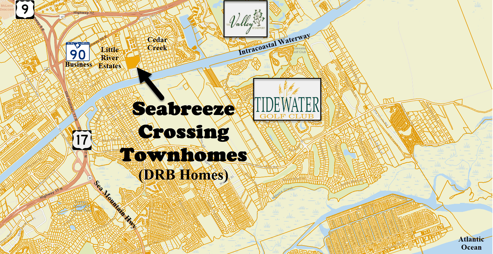 Seabreeze Crossing Townhomes in Little River