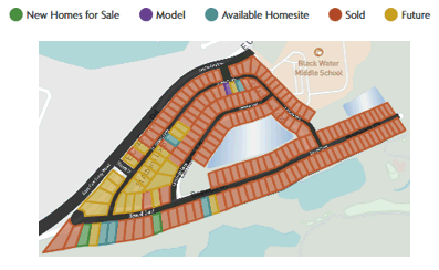 Coastal Point West Site Plan by Mungo Homes