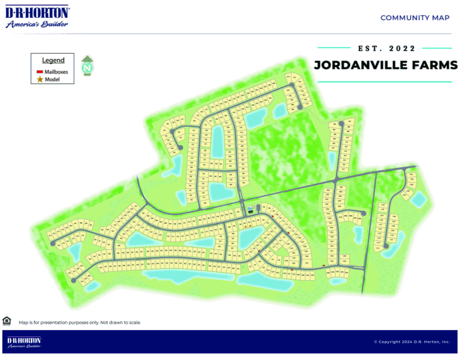 Jordanville Farms new home community in Galivants Ferry by D. R. Horton