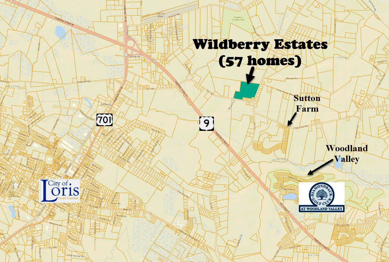 New home community of Princefield in Loris