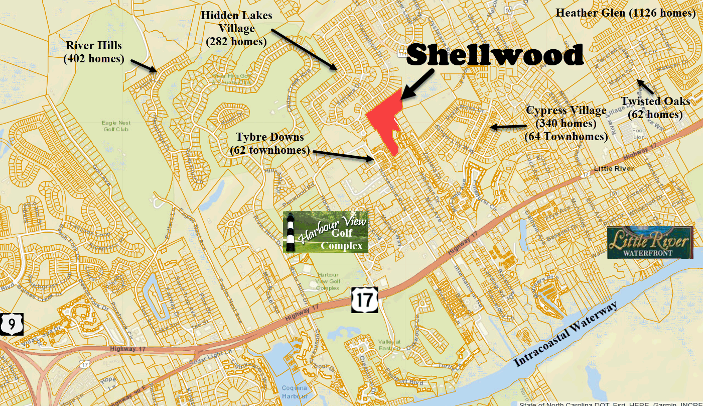 New home community of Shellwood in Little River developed by Lennar