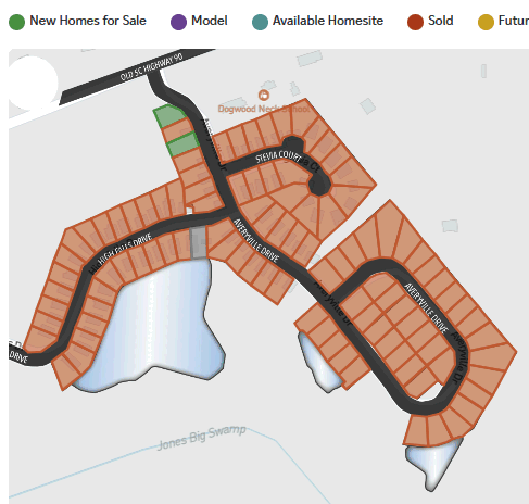 Sugarloaft new home community in Conway by Mungo Homes