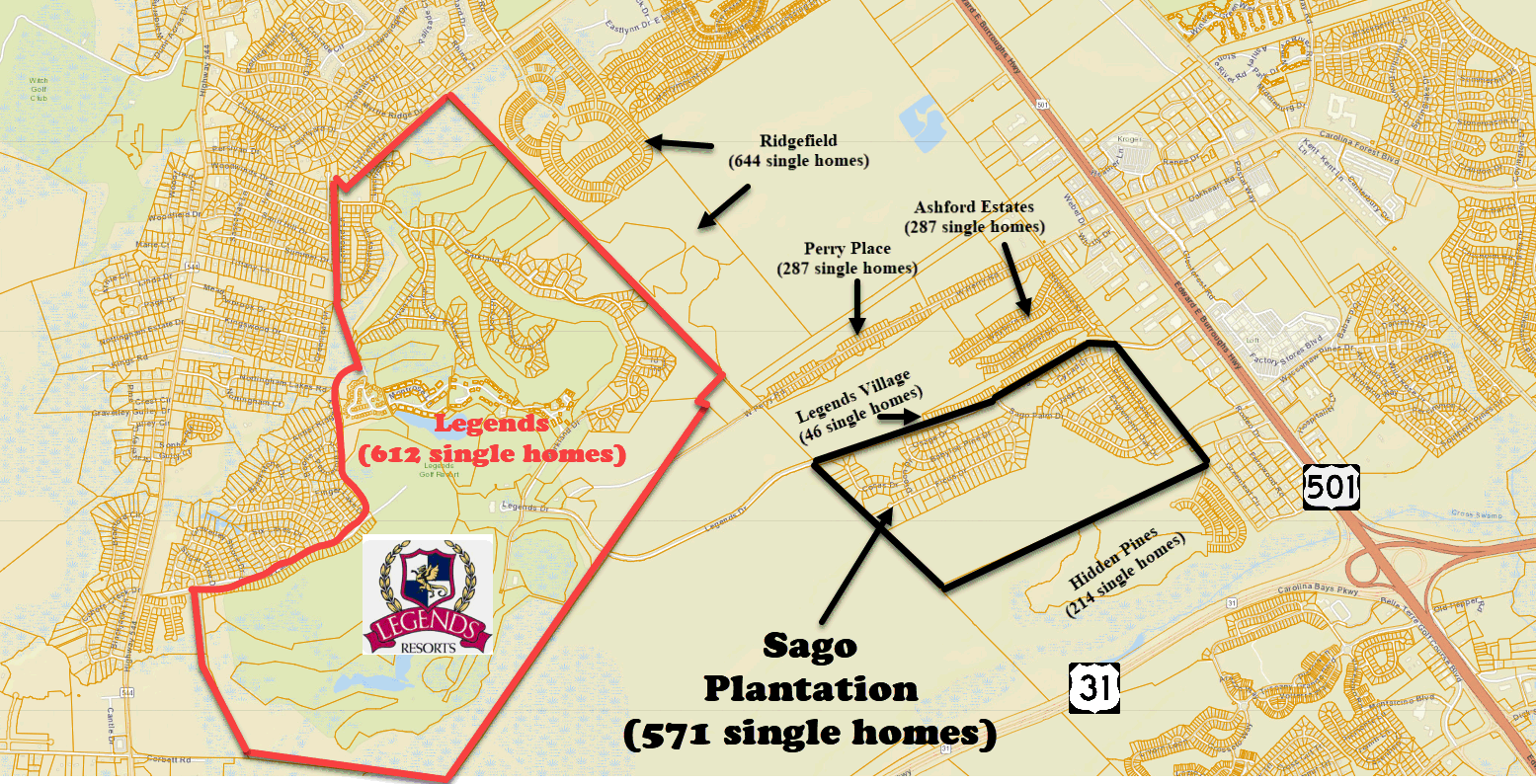 New home community of Sago Plantation in Carolina Forest