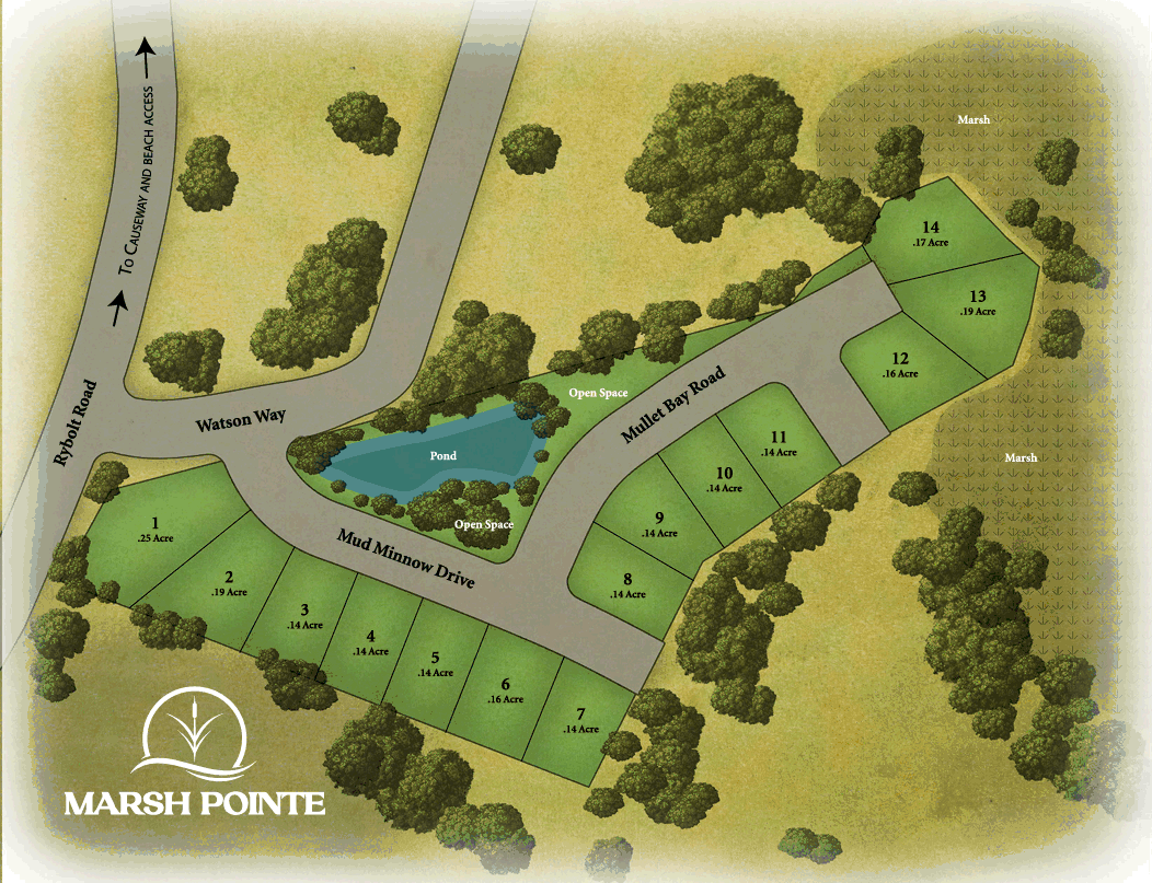 Community map of Marsh Pointe in Pawleys Island