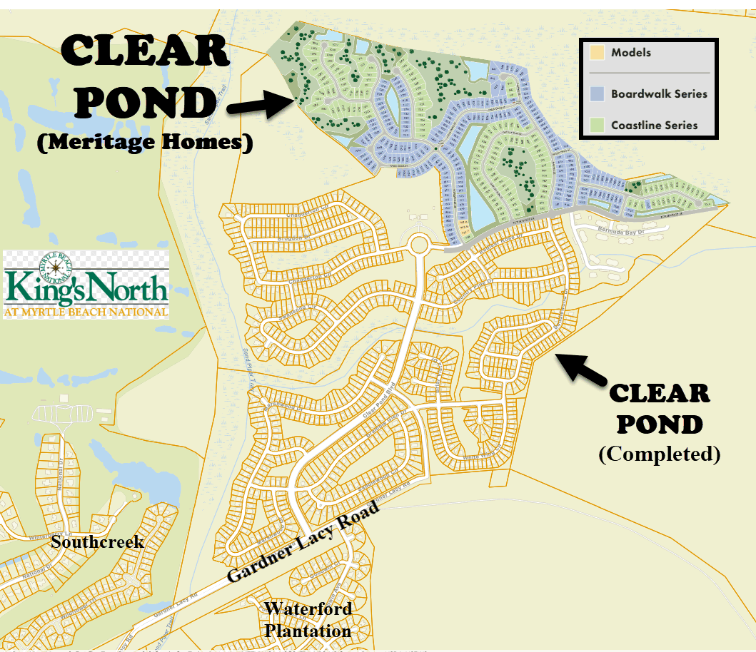 Meritage Homes in Clear Pond