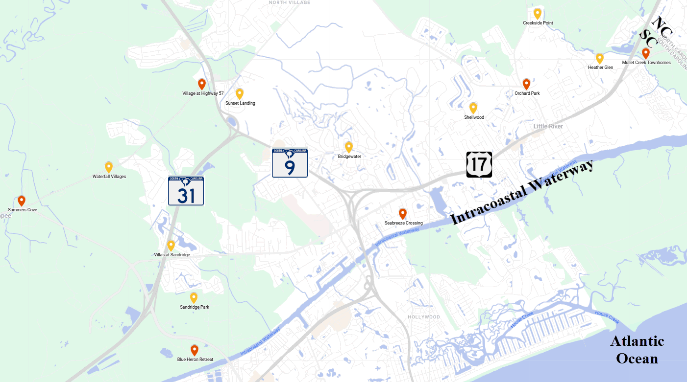 Little River new home communities