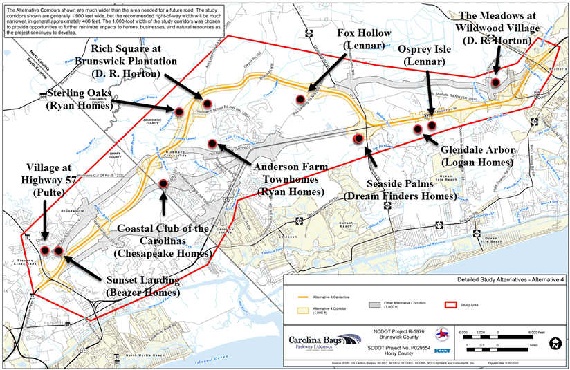 Highway 31 extension and the new home communities being impacted