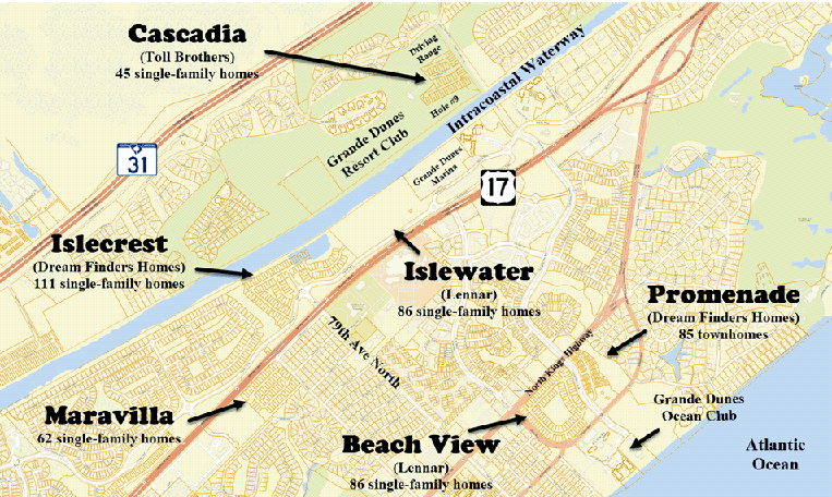 Islecrest at Grande Dunes in Myrtle Beach by Dream Finders Homes